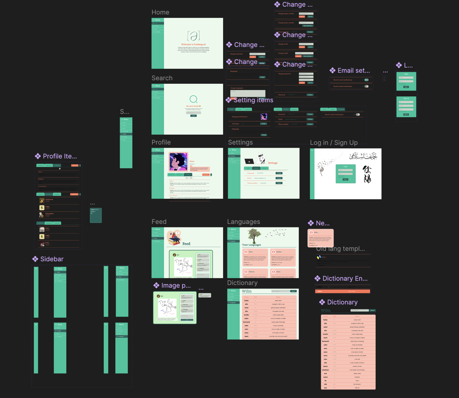 Figma Design of Linglab